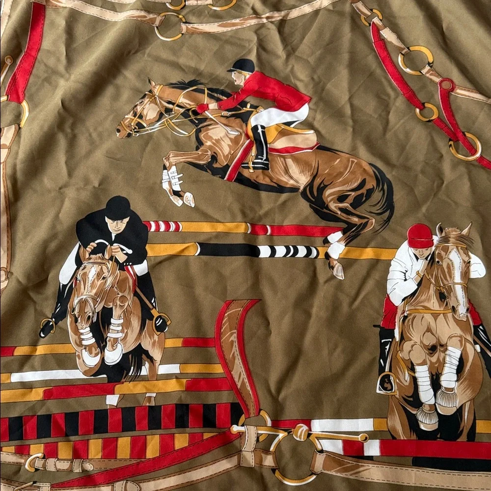 Equestrian Themed Jumping Scarf